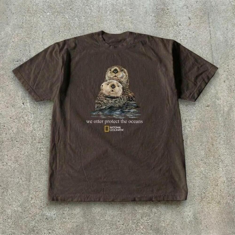 National Geographic Brown Otter T-Shirt